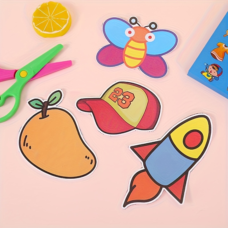 96Pcs Fun Paper Cutting Set, P - Art Craft 4 Years Old ulasan dan harga