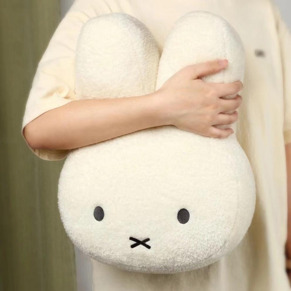 Miffy Kawaii Black Eyes Plush  - Art Craft Eyes ulasan dan harga