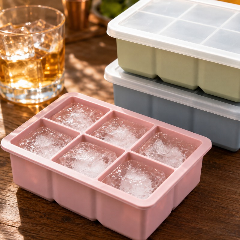 Silicone Ice Cube Tray Mold 6  - Art Craft Ice Cream ulasan dan harga