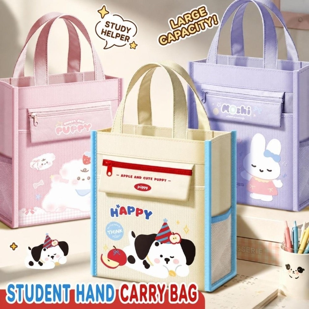 Cute Oxford School Tote Bag La - Art Portfolio Bag ulasan dan harga