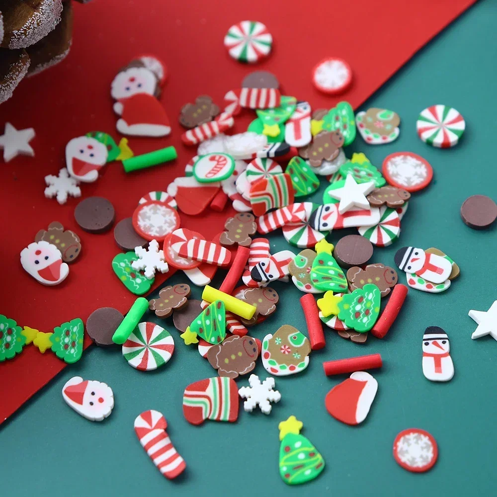 Christmas Polymer Clay Slices  - Art Craft Clay ulasan dan harga