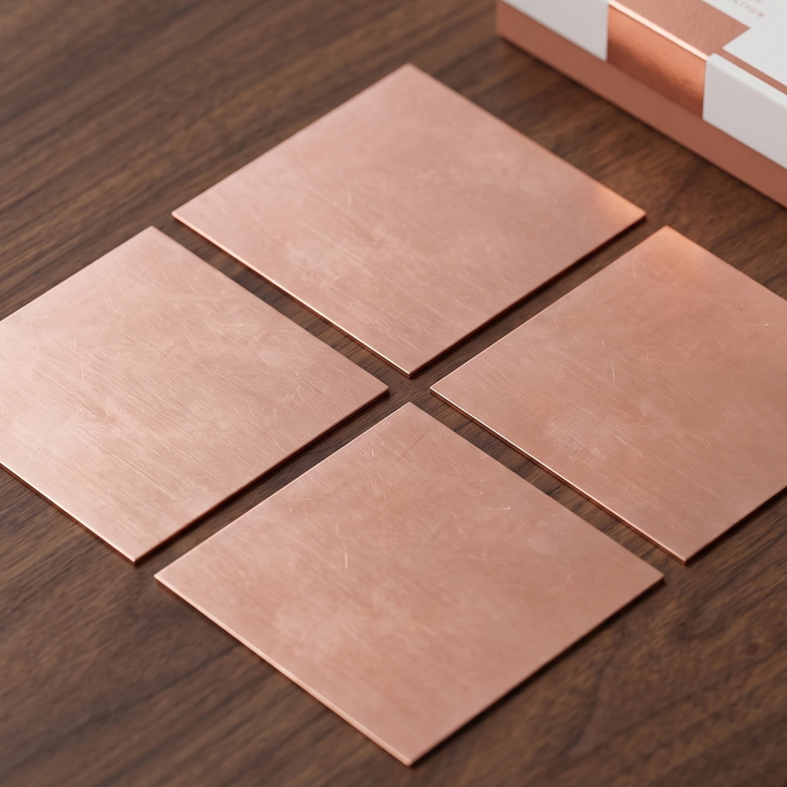 4Pcs Copper Craft Plates Pure  - The Art And Craft Of Jewelry ulasan dan harga