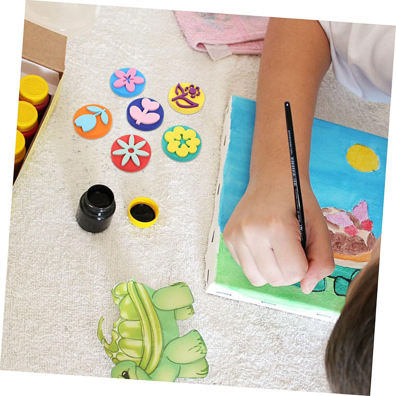 6Pcs/bag Foam Stamps for Paint - Art Craft 4 Years Old ulasan dan harga