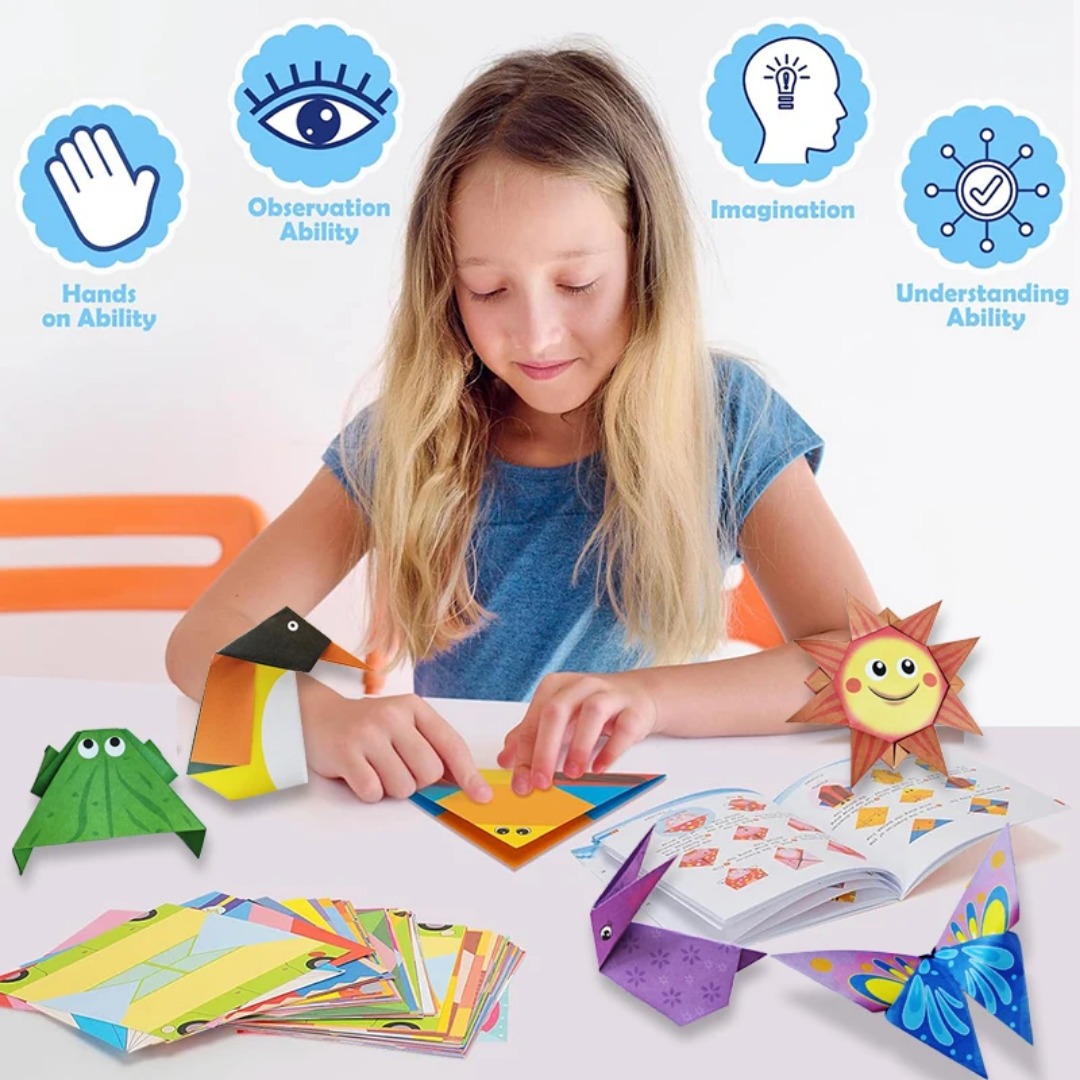 New Origami Kit 30 Sheets Orig - Art Craft 4 Years Old ulasan dan harga