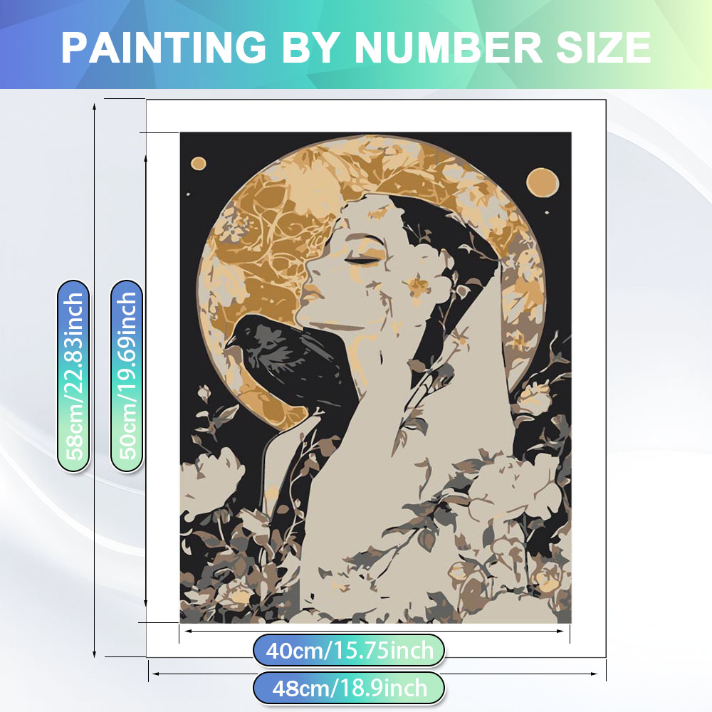 HUACAN Diy Oil Painting By Num - Art Craft Picture ulasan dan harga