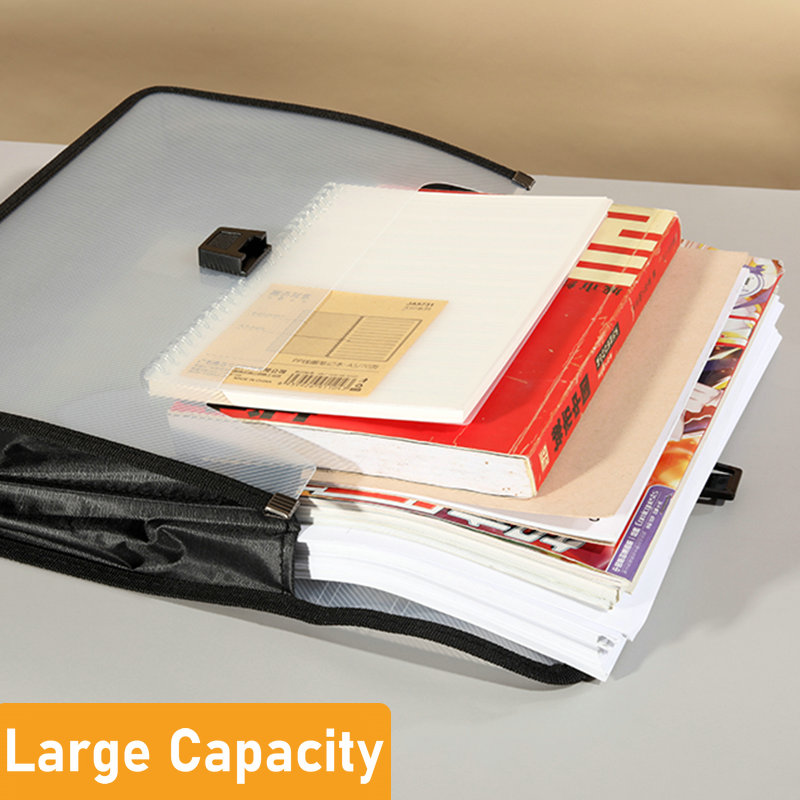 Portable Transparent Plastic B - Art Portfolio Bag ulasan dan harga