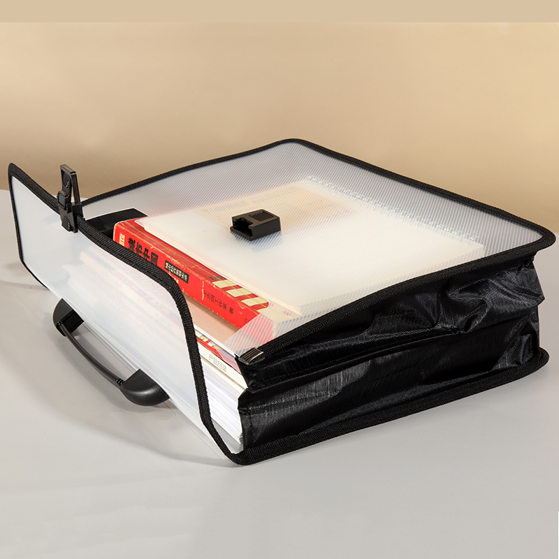 Portable Transparent Plastic B - Art Portfolio Bag ulasan dan harga