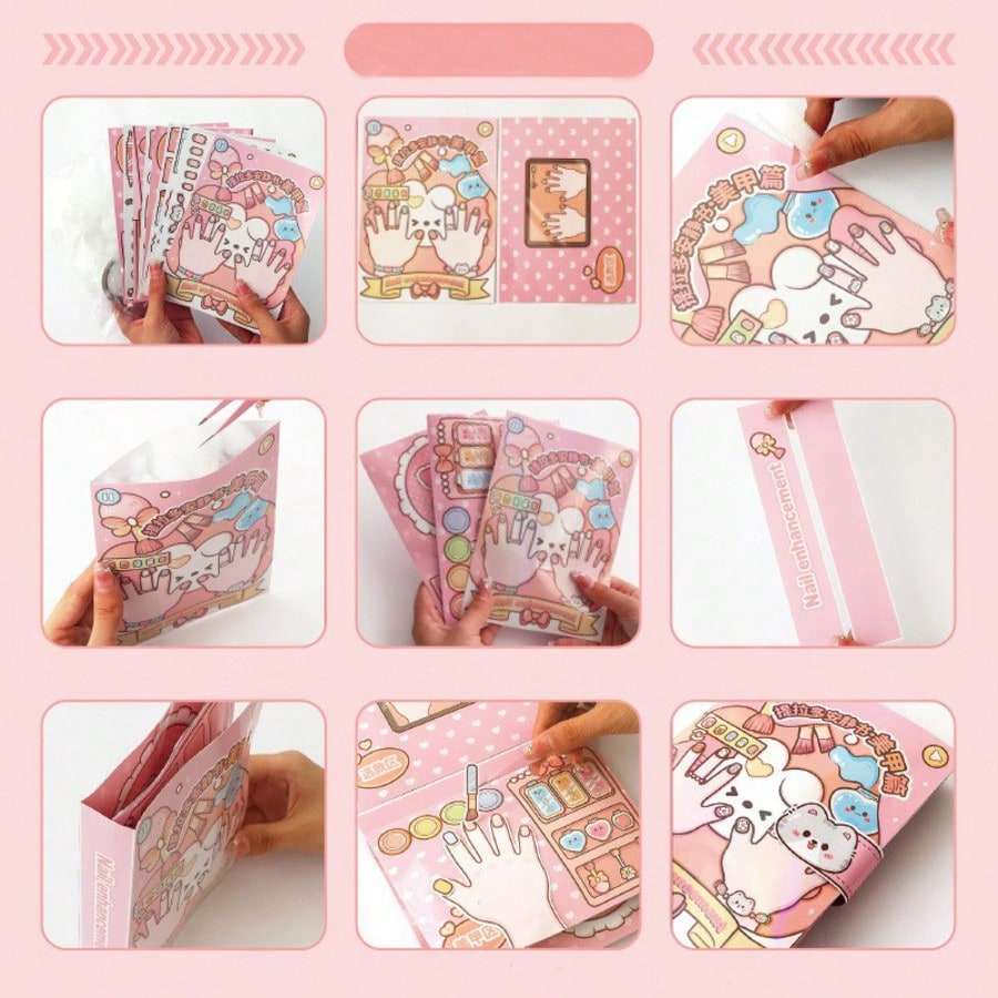 Pink Children DIY Nail Salon Q - Art Craft 4 Years Old ulasan dan harga