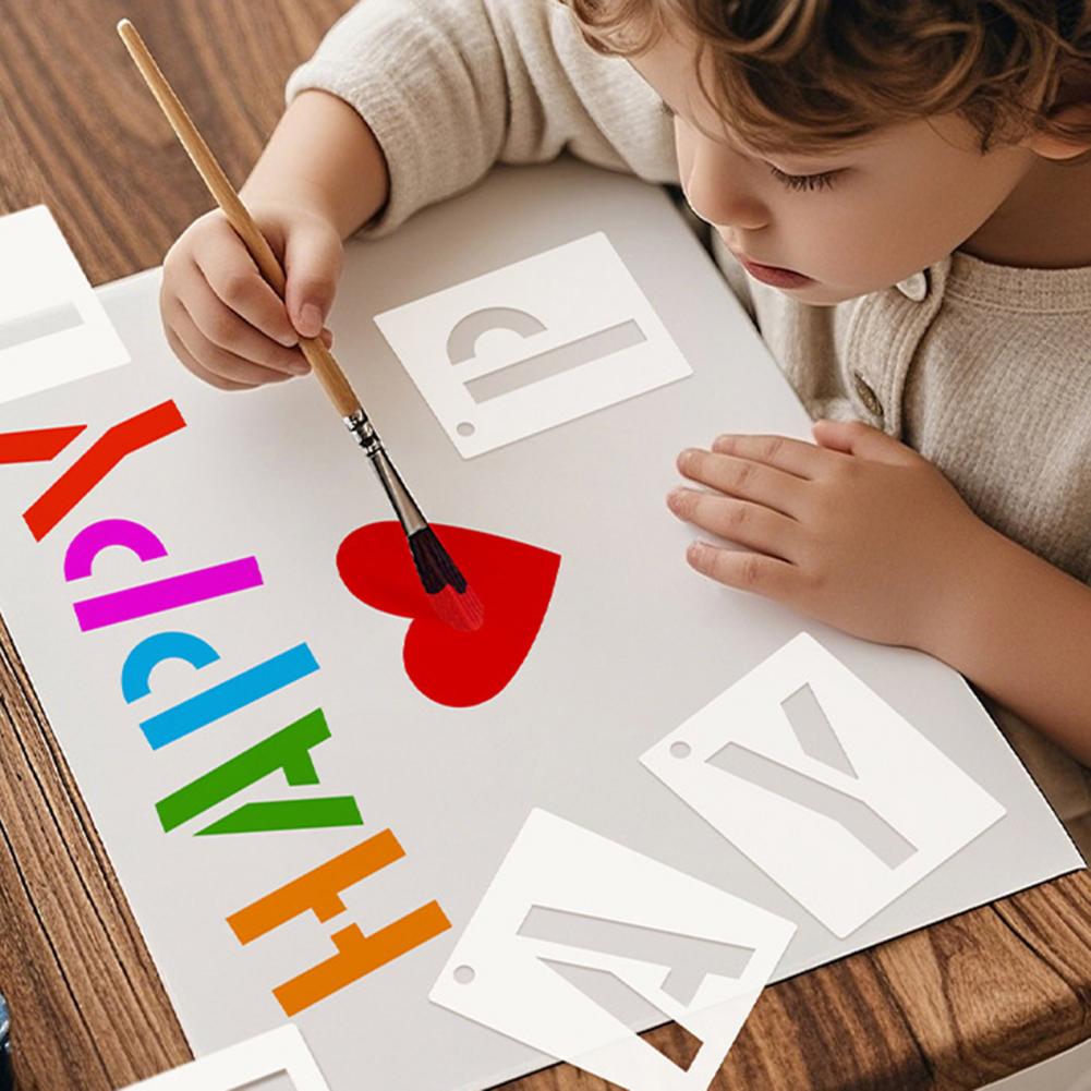 Wedding Letter Stencils 42pcs  - Letter S Art Craft ulasan dan harga