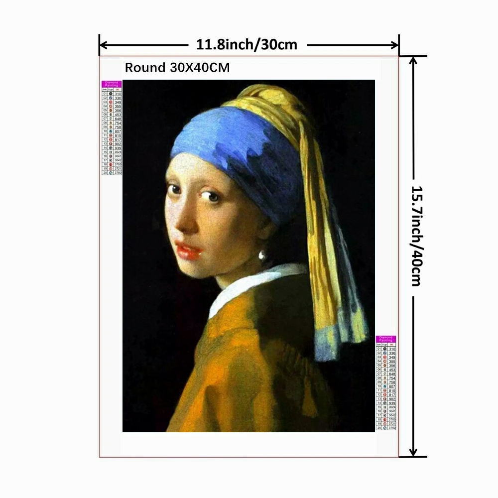 Mona Lisa Diamond Painting Art - Art Portfolio Bag ulasan dan harga